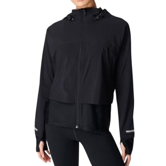 Sweaty Betty Fast Track Running Jacket Black Women's Size Small New With Tag - Picture 1 of 7